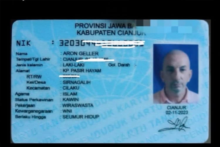 Heboh WNA Israel Diduga Miliki KTP Cianjur, Gunakan Dokumen Ilegal untuk Kuasai Tanah