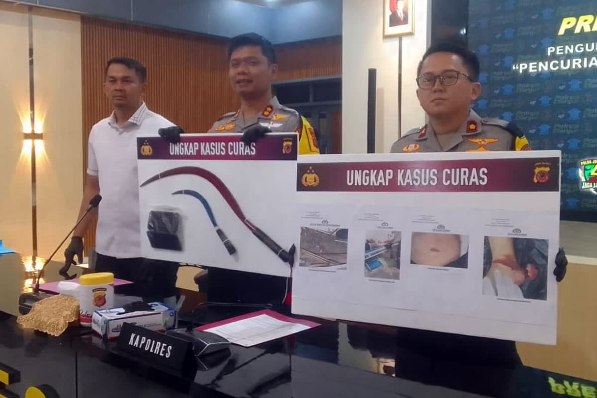 Polres Cianjur Ringkus Komplotan Begal Bersenjata Celurit yang Meresahkan Warga