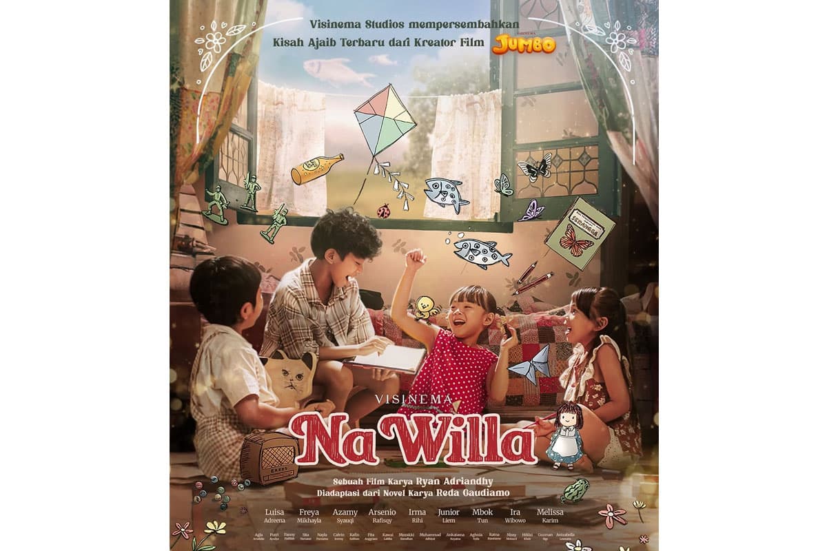 Adaptasi Novel Reda Gaudiamo, Film 'Na Willa' Hadirkan Masa Kecil Penuh Imajinasi
