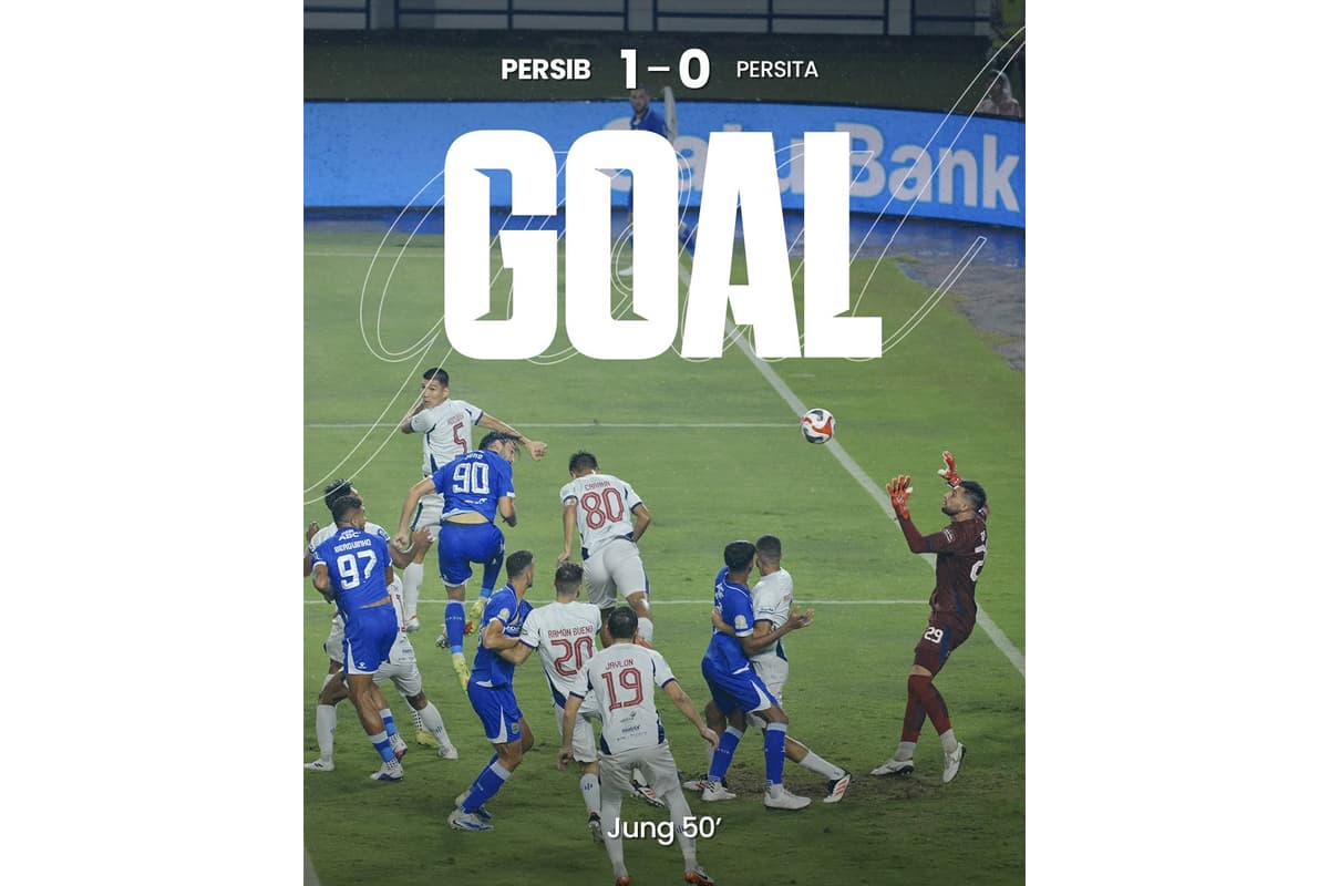 Menang Tipis Atas Persita Tangerang, Persib Bandung Kokoh di Puncak