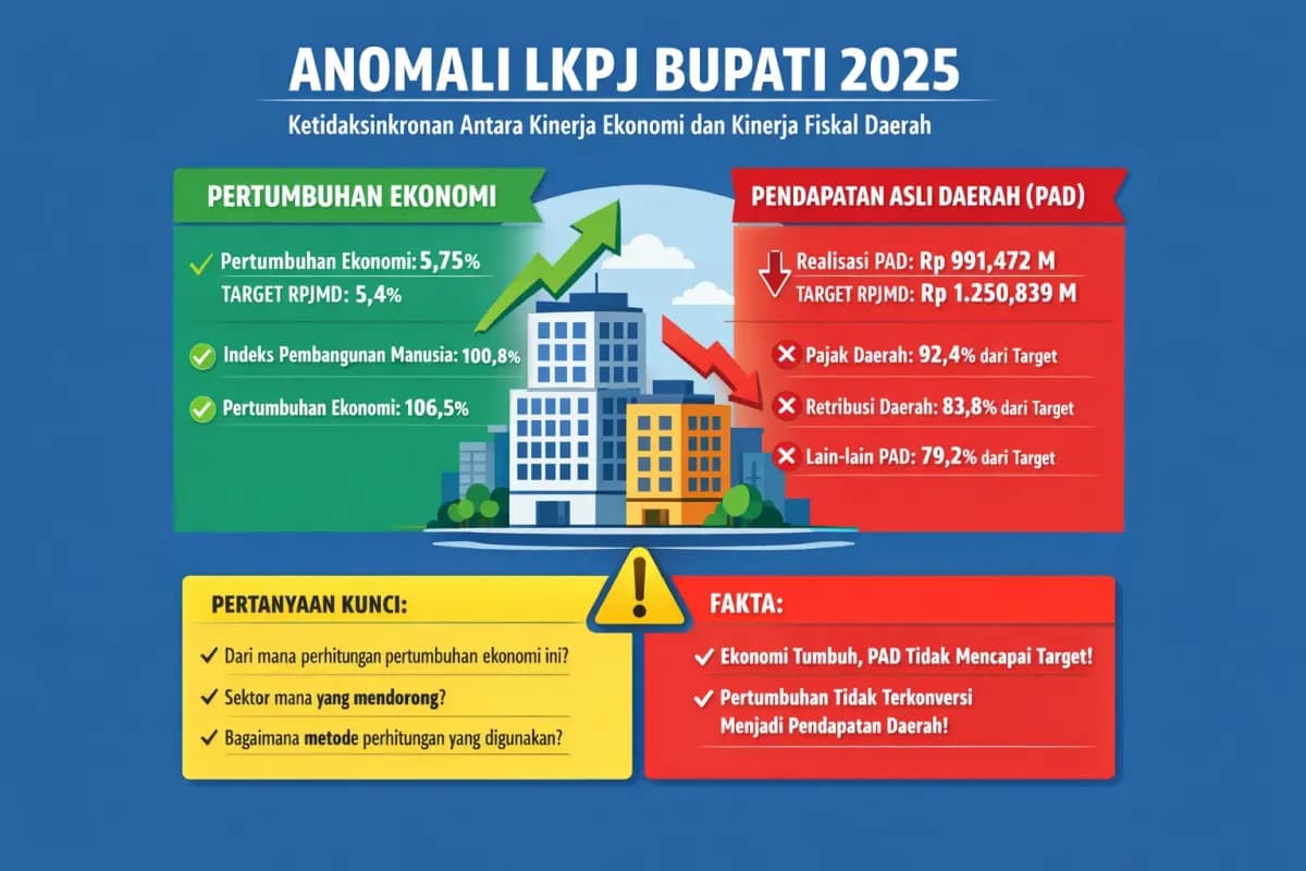 Pertumbuhan Ekonomi Cianjur Disorot Akibat PAD Lesu, Apa Dampaknya bagi Masyarakat?